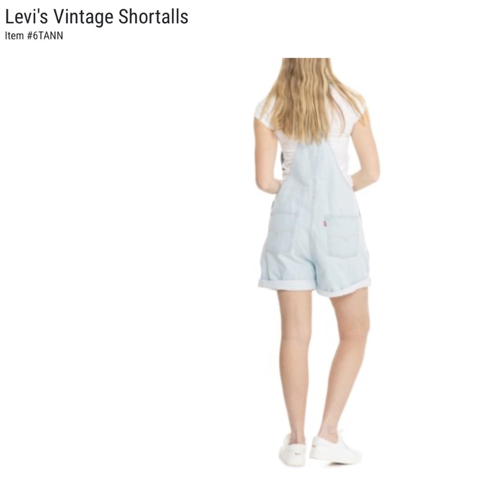 Levis Light Denim Shortalls